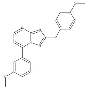 2-(4-Methoxybenzyl)-7-(3-methoxyphenyl)[1,2,4]triazolo[1,5-a]pyrimidine Structure