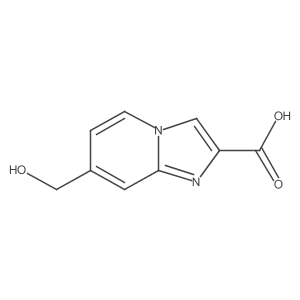 7-(Hydroxymethyl)imidazo[1,2-a]pyridine-2-carboxylic acid Structure