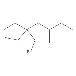 3-(Bromomethyl)-3-ethyl-5-methylheptane Structure