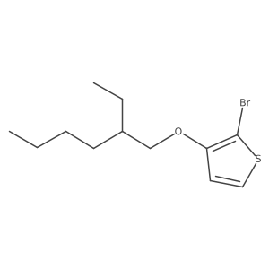 2-Bromo-3-[(2-ethylhexyl)oxy]thiophene Structure