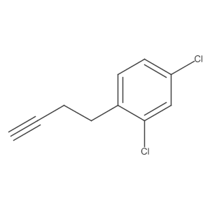 1-(But-3-yn-1-yl)-2,4-dichlorobenzene Structure