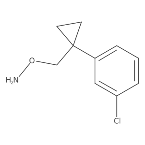 O-{[1-(3-chlorophenyl)cyclopropyl]methyl}hydroxylamine结构式
