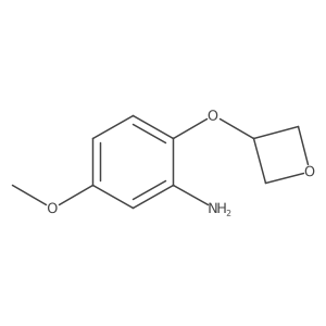 5-Methoxy-2-(oxetan-3-yloxy)aniline结构式