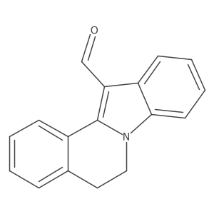 5,6-Dihydroindolo[2,1-a]isoquinoline-12-carbaldehyde结构式