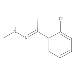 (E)-1-(1-(2-chlorophenyl)ethylidene)-2-methylhydrazine Structure