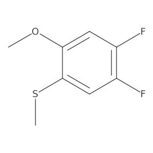 (4,5-Difluoro-2-methoxyphenyl)(methyl)sulfane Structure