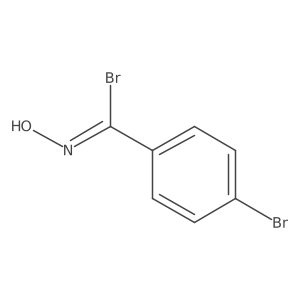 4-Bromo-n-hydroxybenzenecarboximidoyl bromide Structure