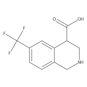 6-(Trifluoromethyl)-1,2,3,4-tetrahydroisoquinoline-4-carboxylic acid Structure