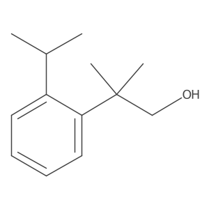 2-Methyl-2-[2-(propan-2-yl)phenyl]propan-1-ol Structure