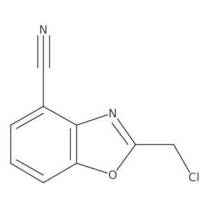 2-(Chloromethyl)-4-cyanobenzo[d]oxazole结构式