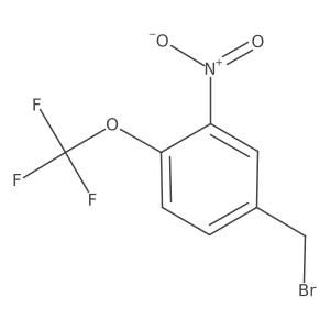 3-Nitro-4-(trifluoromethoxy)benzyl bromide Structure