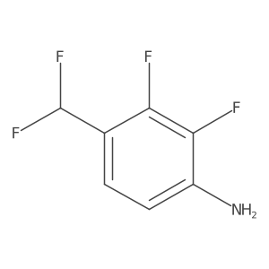 4-(Difluoromethyl)-2,3-difluoroaniline Structure