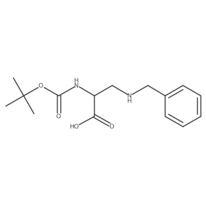 Boc-(S)-2-amino-3-(benzylamino)propanoic acid Structure