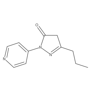 5-propyl-2-pyridin-4-yl-4H-pyrazol-3-one结构式