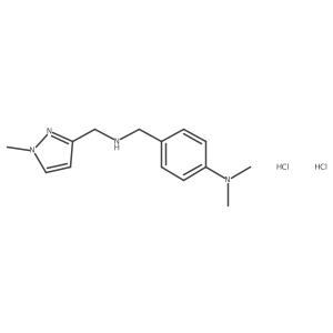 [4-(dimethylamino)benzyl][(1-methyl-1H-pyrazol-3-yl)methyl]amine Structure