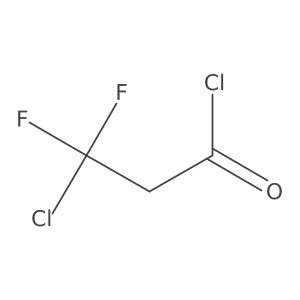 3-Chloro-3,3-difluoropropanoyl chloride Structure