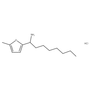 1-(5-Methylfuran-2-yl)octan-1-amine hydrochloride结构式