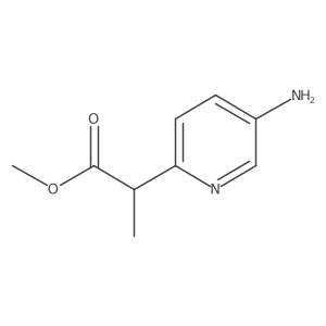 Methyl 2-(5-aminopyridin-2-yl)propanoate结构式