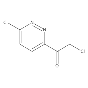 2-Chloro-1-(6-chloropyridazin-3-yl)ethanone结构式