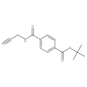Tert-butyl 4-(cyanomethylcarbamoyl)benzoate Structure