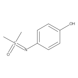[(4-Hydroxyphenyl)imino]dimethyl-lambda6-sulfanone Structure