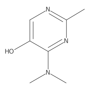 4-(Dimethylamino)-2-methylpyrimidin-5-ol Structure