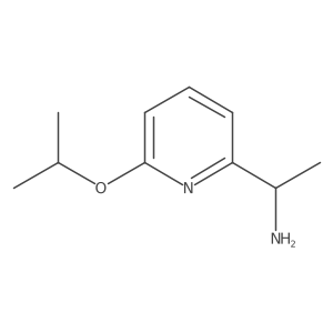 (1S)-1-[6-(propan-2-yloxy)pyridin-2-yl]ethan-1-amine结构式