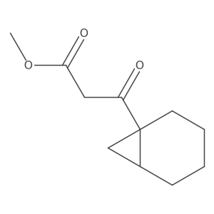 Methyl 3-{bicyclo[4.1.0]heptan-1-yl}-3-oxopropanoate结构式