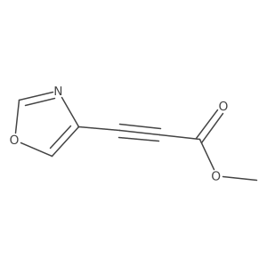 Methyl 3-(1,3-oxazol-4-yl)prop-2-ynoate结构式