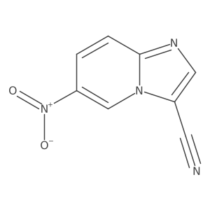 6-Nitroimidazo[1,2-a]pyridine-3-carbonitrile Structure