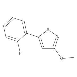 5-(2-Fluorophenyl)-3-methoxy-1,2-thiazole结构式