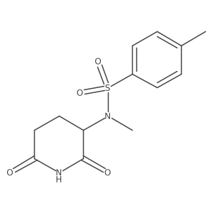 N-(2,6-dioxopiperidin-3-yl)-N,4-dimethylbenzene-1-sulfonamide Structure