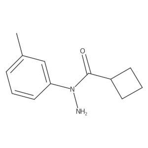 N-(3-methylphenyl)cyclobutanecarbohydrazide Structure