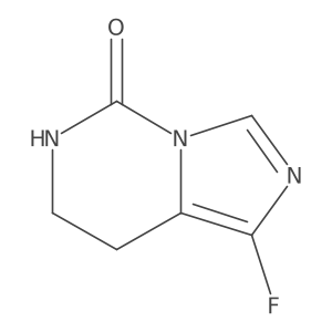 1-fluoro-5H,6H,7H,8H-imidazo[1,5-c]pyrimidin-5-one结构式