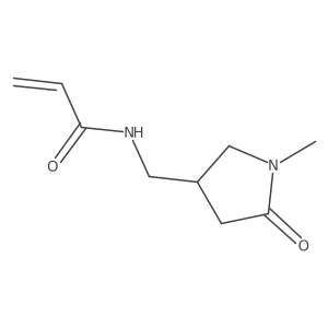 N-[(1-Methyl-5-oxopyrrolidin-3-yl)methyl]prop-2-enamide Structure