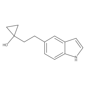 1-[2-(1H-indol-5-yl)ethyl]cyclopropan-1-ol Structure
