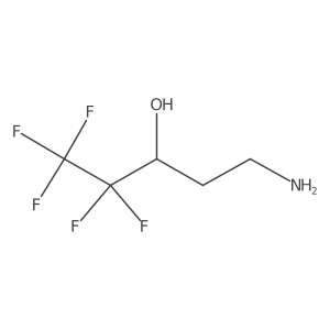 5-Amino-1,1,1,2,2-pentafluoropentan-3-ol Structure