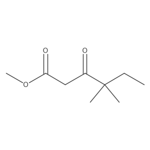 Methyl 4,4-dimethyl-3-oxohexanoate结构式