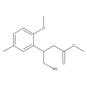 Methyl 4-amino-3-(2-methoxy-5-methylphenyl)butanoate Structure