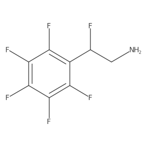 2-Fluoro-2-(pentafluorophenyl)ethan-1-amine Structure