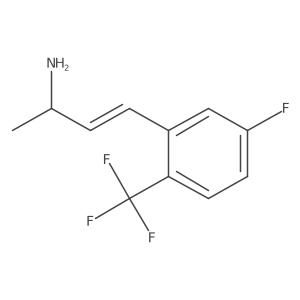 4-[5-Fluoro-2-(trifluoromethyl)phenyl]but-3-en-2-amine Structure