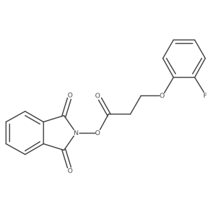 1,3-dioxo-2,3-dihydro-1H-isoindol-2-yl 3-(2-fluorophenoxy)propanoate Structure