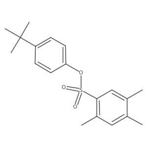 4-Tert-butylphenyl 2,4,5-trimethylbenzene-1-sulfonate Structure