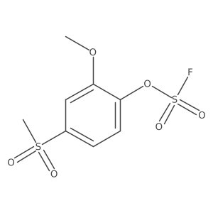 4-Methanesulfonyl-2-methoxyphenyl sulfurofluoridate Structure