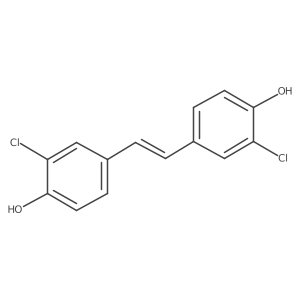 3,3'-Dichloro-4,4'-dihydroxystilbene结构式
