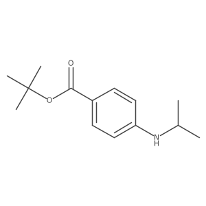 4-Isopropylamino-benzoic acid tert-butyl ester结构式