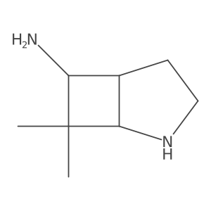 7,7-Dimethyl-2-azabicyclo[3.2.0]heptan-6-amine Structure