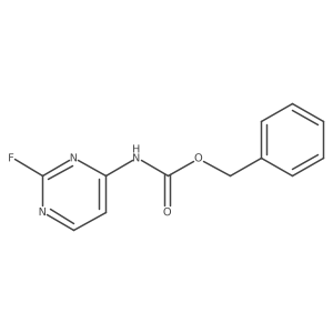 benzyl N-(2-fluoropyrimidin-4-yl)carbamate结构式