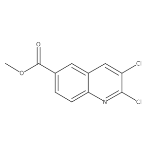 Methyl 2,3-dichloroquinoline-6-carboxylate结构式