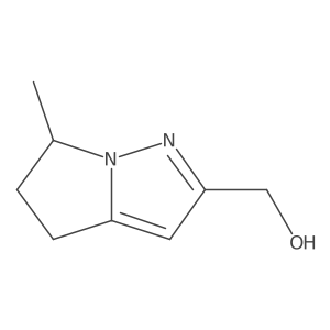 (6-methyl-5,6-dihydro-4H-pyrrolo[1,2-b]pyrazol-2-yl)methanol结构式
